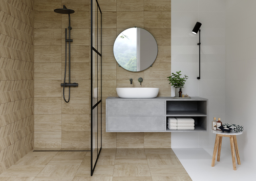 Декор Gracia Ceramica Муза белый 25X40 см 1 шт., изображение