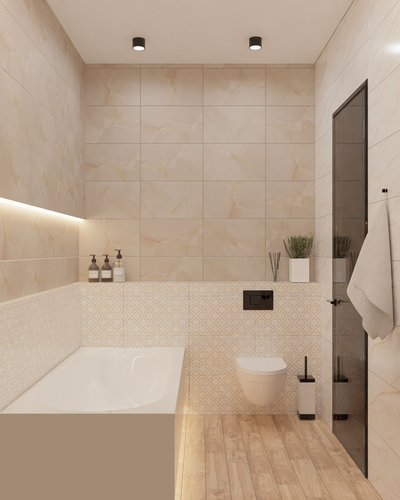 Декор Gracia Ceramica Donna Беж Цветы 30X50 см 1,2 м², детальное фото