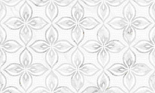 Декор Gracia Ceramica Ribeira Бел Цветы 30X50 см 1,2 м², детальное фото