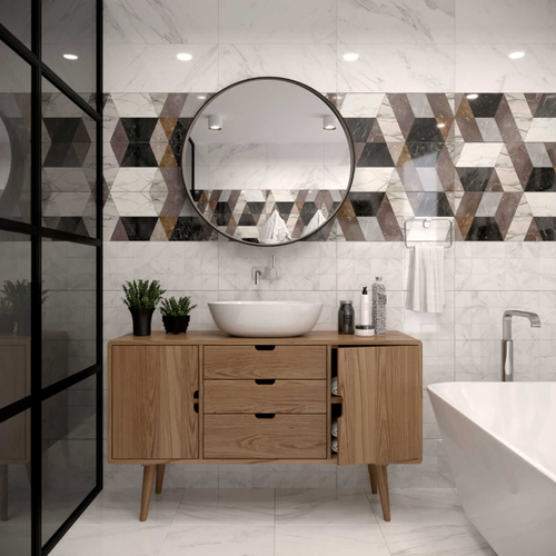 Декор Gracia Ceramica Vinde Многоцвет 25X60 см 1,2 м², картинка