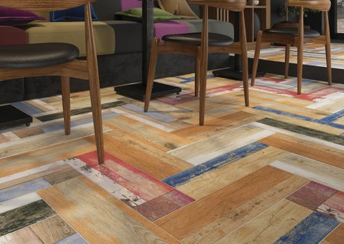 Керамогранит Cersanit Colorwood Многоцвет 18,5X59,8 см 1,216 м², вид