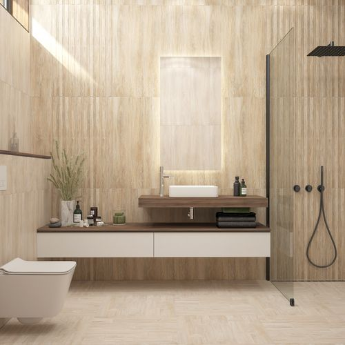 Декор Керамин Бунгало Темнбеж 30X90 см 1,35 м², изображение