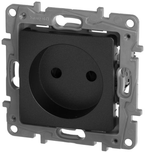 Розетка электрическая Legrand Etika 672634 антрацит, картинка