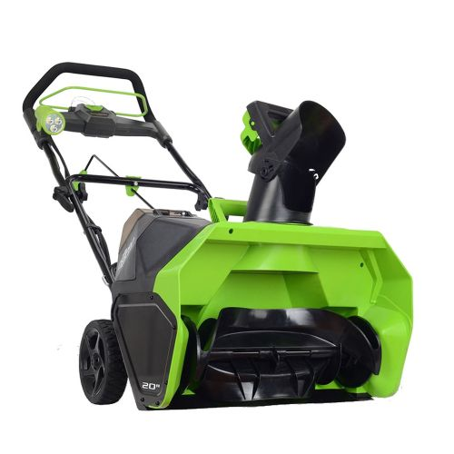 Снегоуборщик аккумуляторный Greenworks GD40STK4 2600607 АКБ 4Ач и ЗУ, изображение