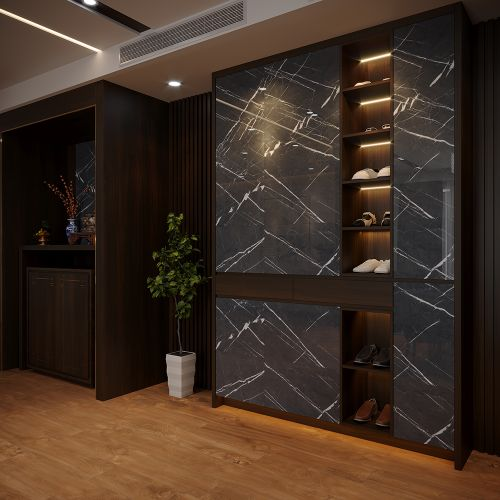 Керамогранит AB Gres Black Marquina Glossy 60X120 см 1,44 м², детальное фото