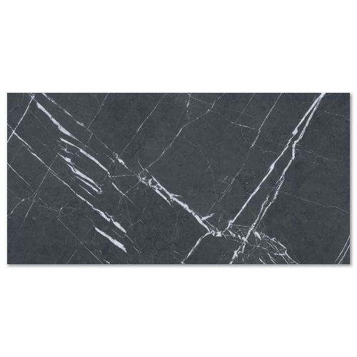 Керамогранит AB Gres Black Marquina Glossy 60X120 см 1,44 м², вид