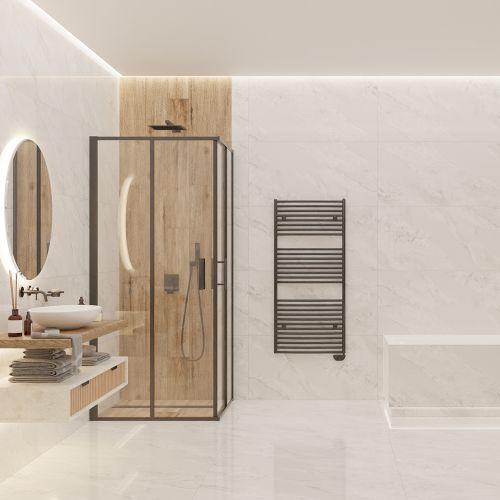 Керамогранит AB Gres Phantom Bianco Glossy 60X120 см 1,44 м², фотография