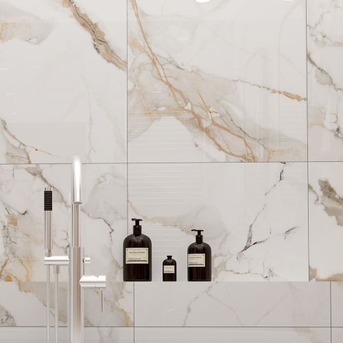 Керамогранит AB Gres Colonial Bianco Glossy 60X60 см 1,44 м², картинка