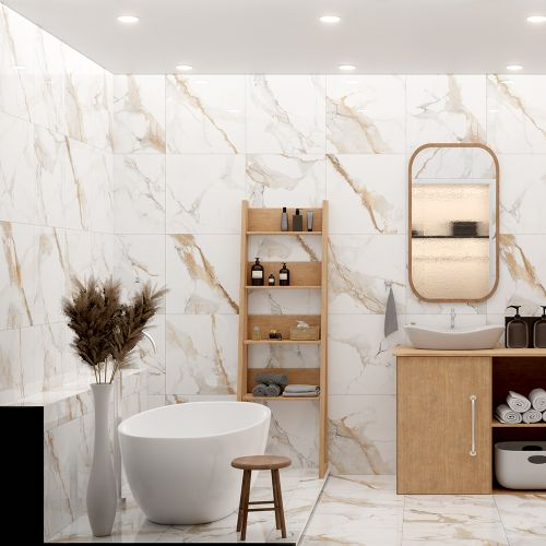 Керамогранит AB Gres Colonial Bianco Glossy 60X60 см 1,44 м², фото