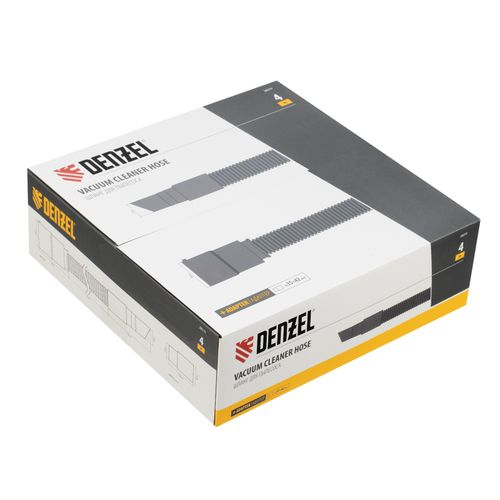 Шланг для пылесоса 4 м с адаптерами для Denzel RVC20, RVC30, LVC20, LVC30 Denzel, фотография