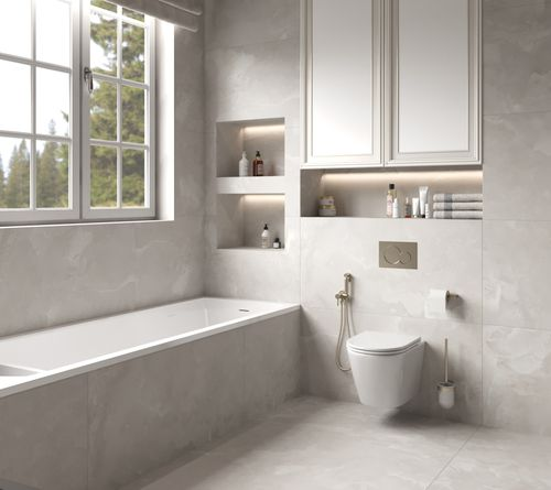 Керамогранит Staro Onyx Elegant Bianco Satin 60X120 см 1,44 м², крупный план