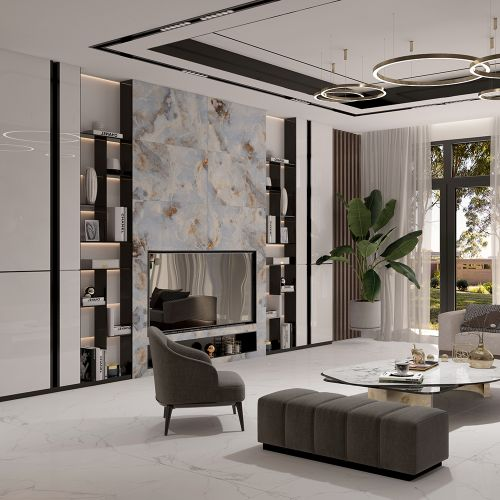 Керамогранит PRO Monty Onyx Azzul 60x120 см 1,44 м², вид
