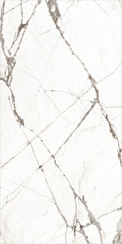 Керамогранит Global Tile Timeline Carving белый 60X120 см 1,44 м², крупный план