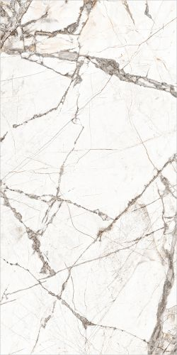 Керамогранит Global Tile Timeline Carving белый 60X120 см 1,44 м², изображение