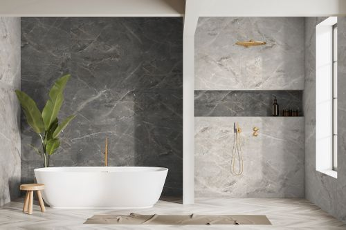 Керамогранит Global Tile Tulip серый 60X120 см 1,44 м², картинка
