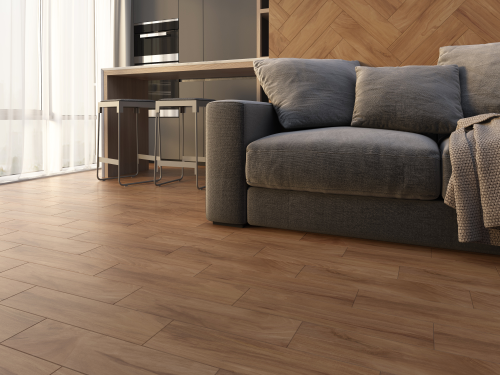 Керамогранит Gracia Ceramica Nut brown 12,5X50 см 0,875 м², вид