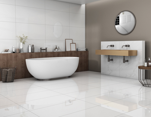 Керамогранит Global Tile Princess белый 40X80 см 1,6 м², детальное фото