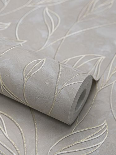 Виниловые обои WALLSECRET liola 9050-25 серые 1,06х10,05 м, вид
