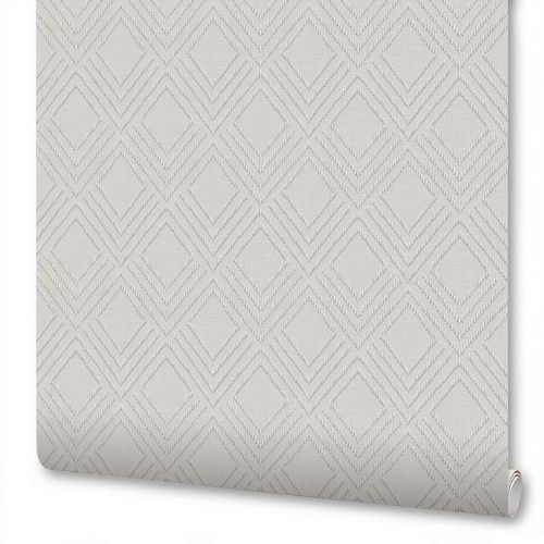 Виниловые обои WALLSECRET lana 9062-13 серые 1,06х10,05 м, фотография