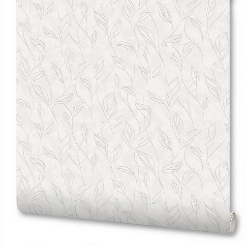Виниловые обои WALLSECRET liola 9050-22 белые 1,06х10,05 м, детальное фото