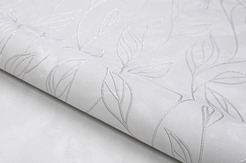 Виниловые обои WALLSECRET liola 9050-22 белые 1,06х10,05 м, фотография