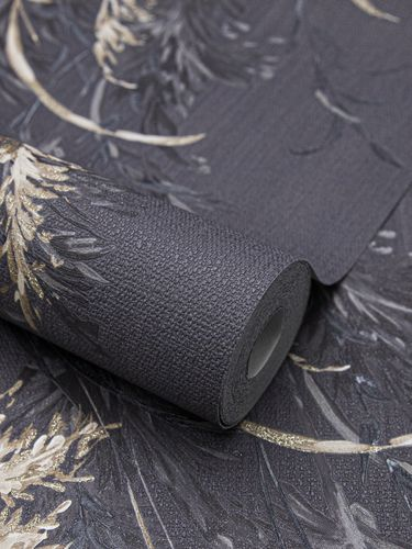 Виниловые обои WALLSECRET midnight 9089-25 фиолетовые 1,06х10,05 м, изображение