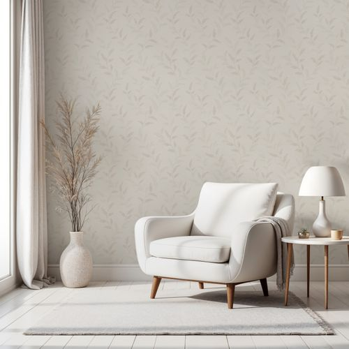 Виниловые обои WALLSECRET shalfey 9106-22 бежевые 1,06х10,05 м, фотография