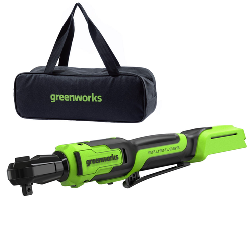 Гайковерт-трещотка аккумуляторный GREENWORKS GD24RW 24V 1x2Ач ЗУ, картинка