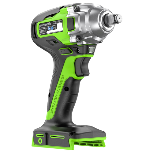 Гайковерт ударный аккумуляторный GREENWORKS GD24IW400 24V 1х5Ач,ЗУ, детальное фото