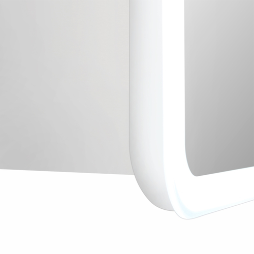 Зеркало-шкаф "Varyo Led" 500х800 правый с часами, розеткой, теплый/холодный свет, детальное фото