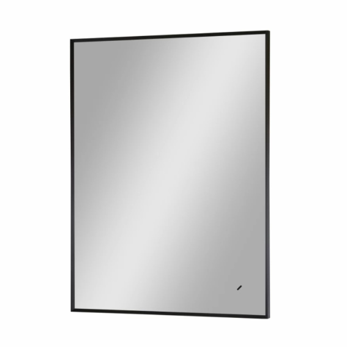 Зеркало "Tivona Black Led" 600х800 с реверсивным креплением и бесконтактным сенсором, фото