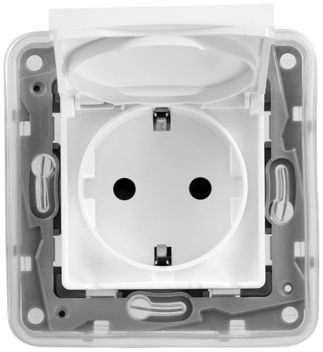 Розетка электрическая Legrand Etika 672232 белый, изображение