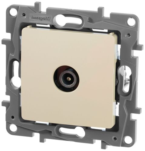 Розетка TV Legrand Etika 672365 слоновая кость, фото