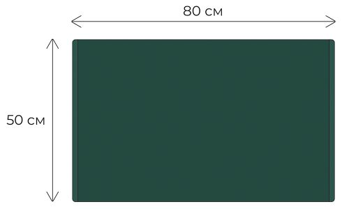 Коврик для ванной 1-ый зеленый musk 50х80 см, картинка