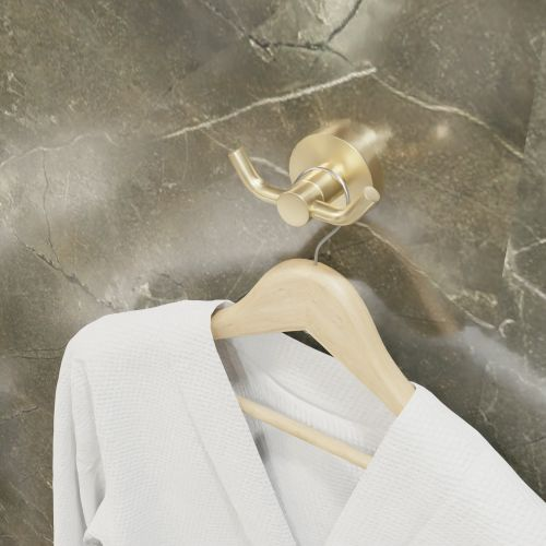 Крючок двойной Comfort Gold золото-сатин, изображение