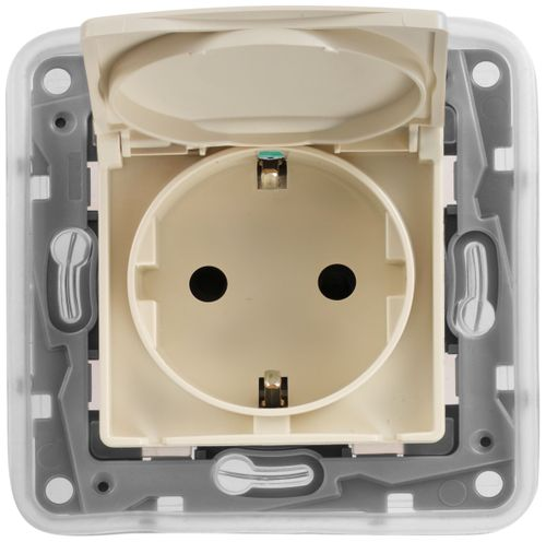 Розетка электрическая Legrand Etika 672332 слоновая кость, изображение