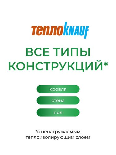 Теплоизоляция ТеплоKNAUF для кровли и стен 50 мм 12 м², изображение