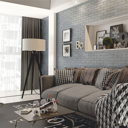 Плитка Клинкерная Керамин Теннесси Св.Сер 6,5X24,5 см 0,54 м², фотография