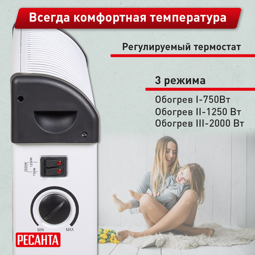 Конвектор РЕСАНТА ОК-2000С, детальное фото
