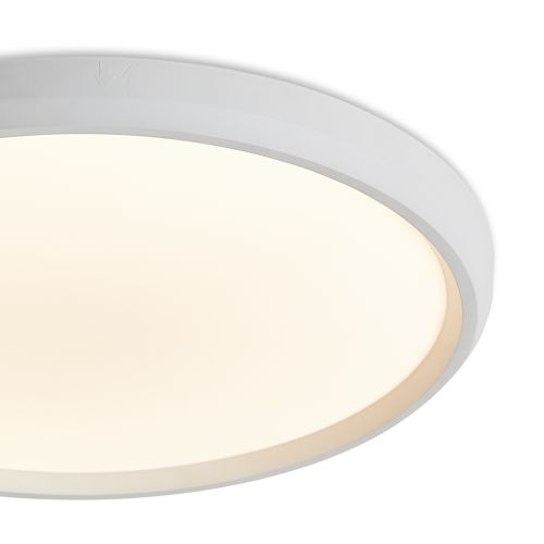 Светильник потолочный Freya Obelle L24W белый металл/акрил, LEDх24, 5,5x30x30 см, крупный план