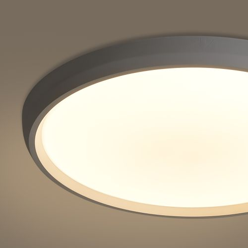 Светильник потолочный Freya Obelle L24W белый металл/акрил, LEDх24, 5,5x30x30 см, детальное фото