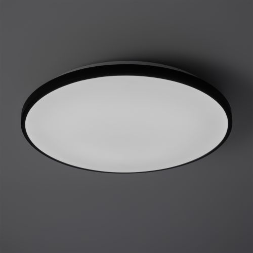 Светильник потолочный Freya Obelle L24B черный металл/акрил, LEDх24, 5,5x30x30 см, вид