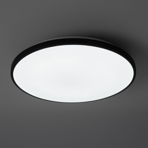 Светильник потолочный Freya Obelle L24B черный металл/акрил, LEDх24, 5,5x30x30 см, крупный план