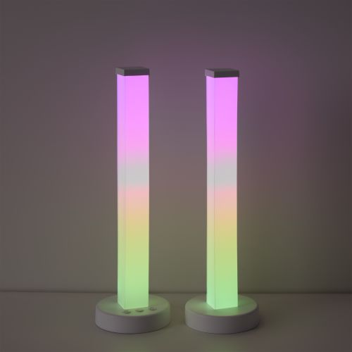 Светильник настольный Voltega Colorata L4W белый, LEDх5, 35x10,6x10,6 см, RGB, изображение