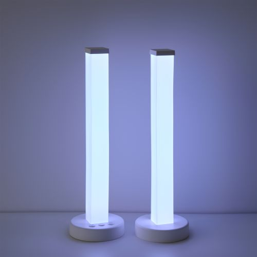 Светильник настольный Voltega Colorata L4W белый, LEDх5, 35x10,6x10,6 см, RGB, вид