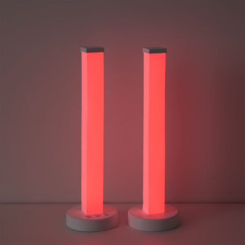 Светильник настольный Voltega Colorata L4W белый, LEDх5, 35x10,6x10,6 см, RGB, крупный план