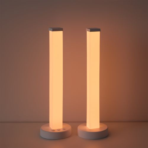 Светильник настольный Voltega Colorata L4W белый, LEDх5, 35x10,6x10,6 см, RGB, детальное фото