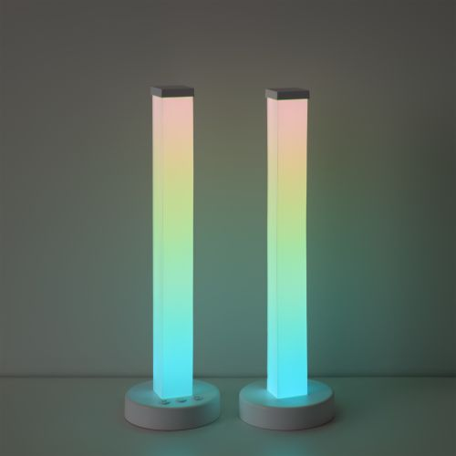 Светильник настольный Voltega Colorata L4W белый, LEDх5, 35x10,6x10,6 см, RGB, фото