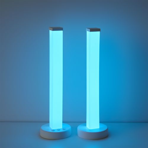 Светильник настольный Voltega Colorata L4W белый, LEDх5, 35x10,6x10,6 см, RGB, картинка