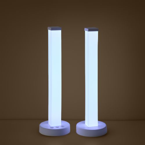 Светильник настольный Voltega Colorata L4W белый, LEDх5, 35x10,6x10,6 см, RGB, крупный план